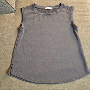 *****3/$15**** Modidoc Dark Gray Sleeveless Women's Tee